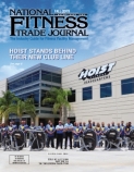 HOIST Fitness on the cover of the National Fitness Trade Journal. Hoist Fitness stands behind their new Club Line for 2020.